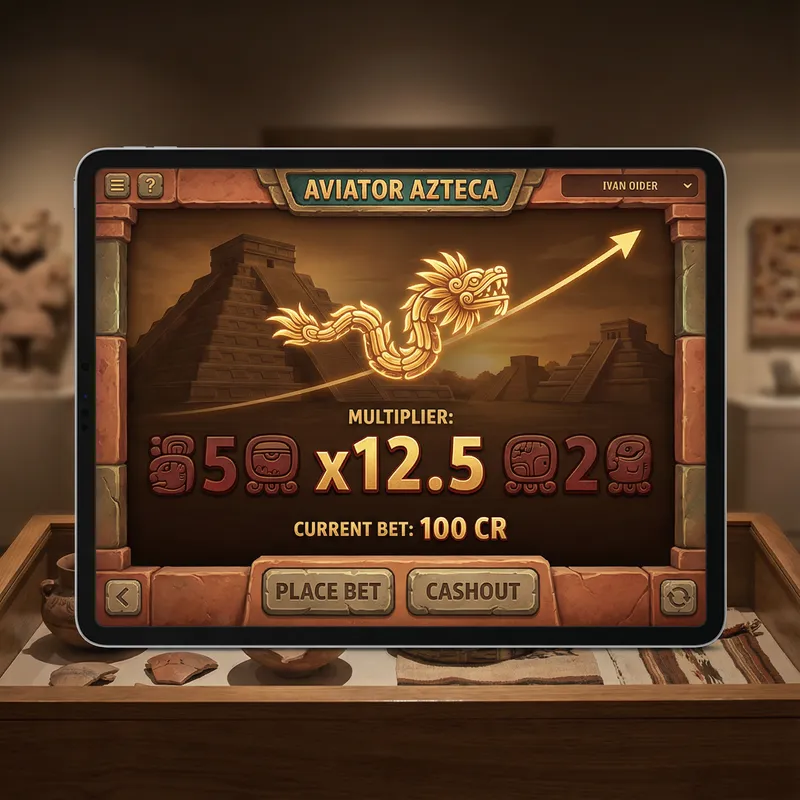 Juego Aviator con Quetzalcóatl volando y multiplicadores crecientes en Diamonds Casino México